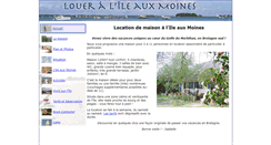 Desktop Screenshot of louer-ile-aux-moines.com
